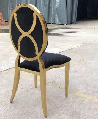 Modern Design Dining Chairs Gold Chrome Cheap Home Furniture PU Leather Dining Room Chairs Steel Legs Colorful Fabric Dining Chairs