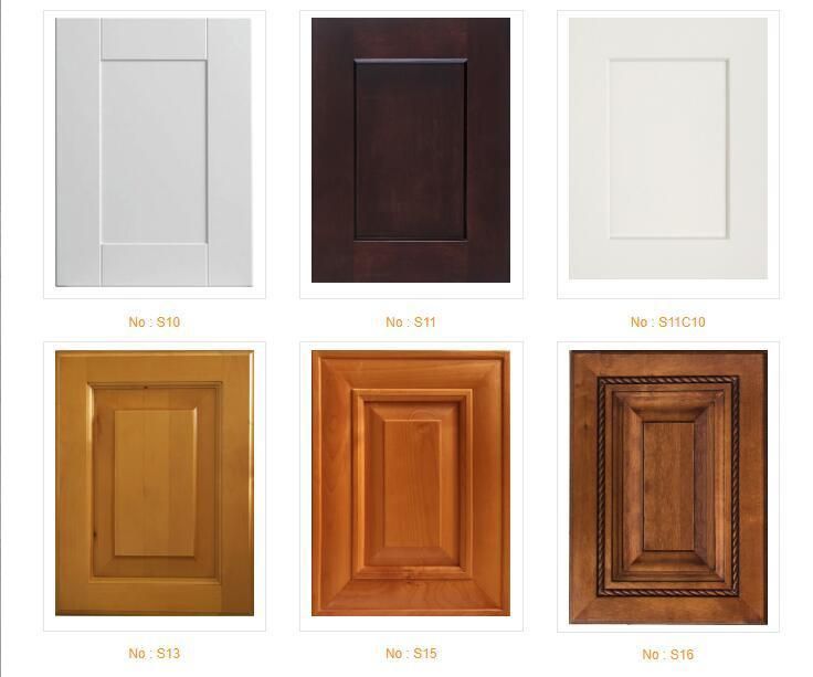 New Modern Classic Mixed Color Wooden Kitchen Cabinet Manufacturer Direct