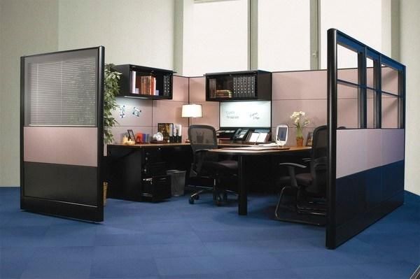 Made in China MDF High Partition Commercial Workstation Desk (SZ-WS165)