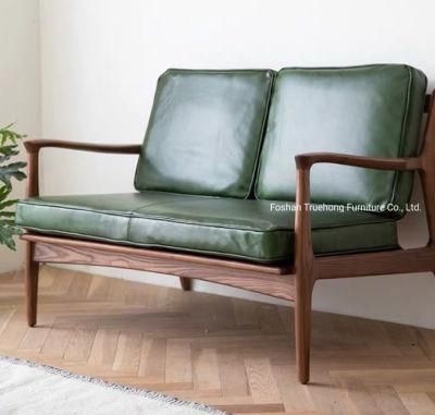 Modern Solid Wood Chair Small Size Whole Wooden Arm Chair Professional Timber Wood Sofa
