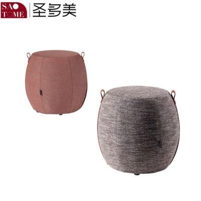 Modern Simple Living Room Household Fabric Fashion Round Chair