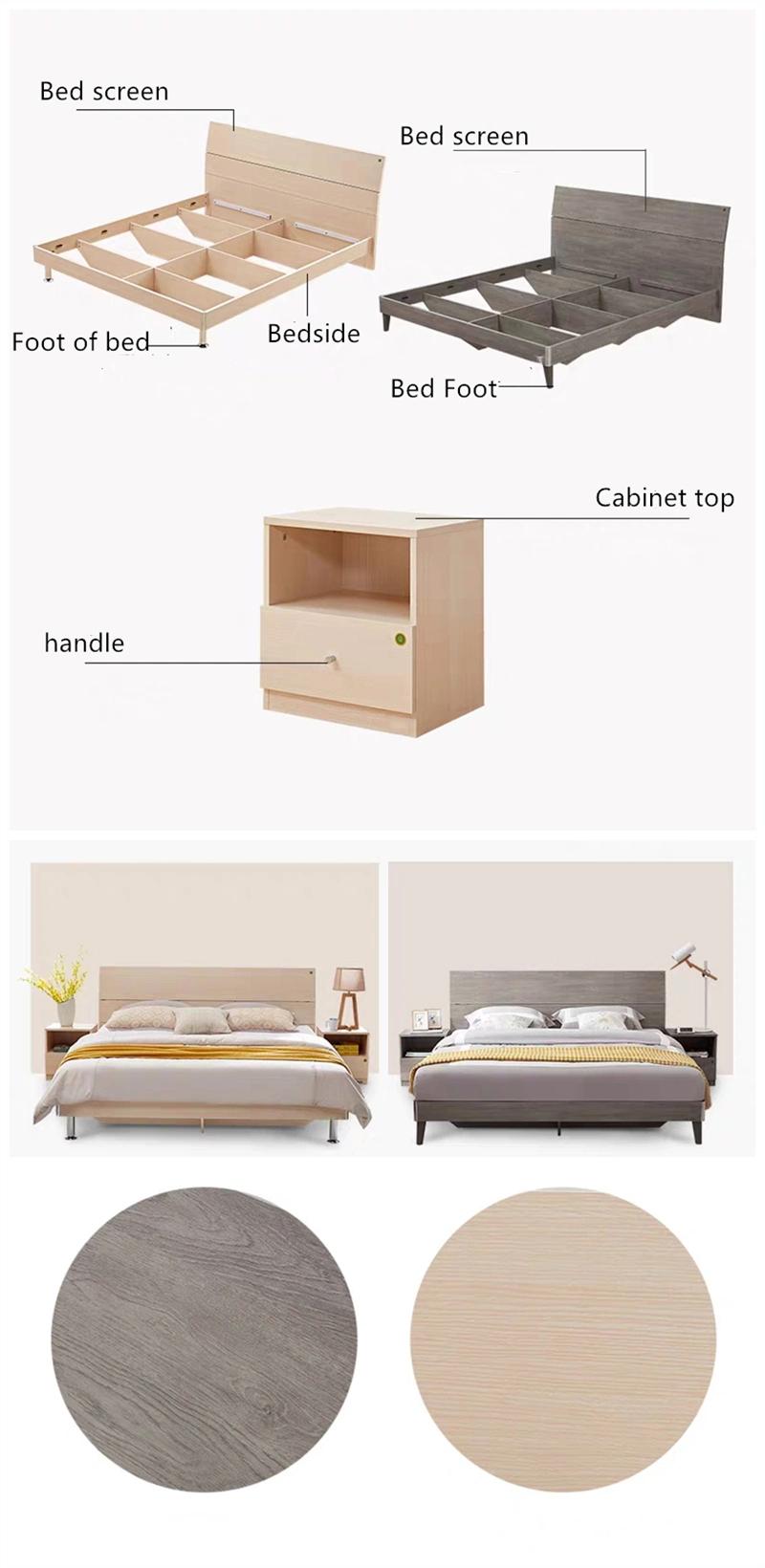 Hot Sale Chinese Modern Home Hotel Bedroom Furniture Double King Size Wall Bunk Sofa Bed