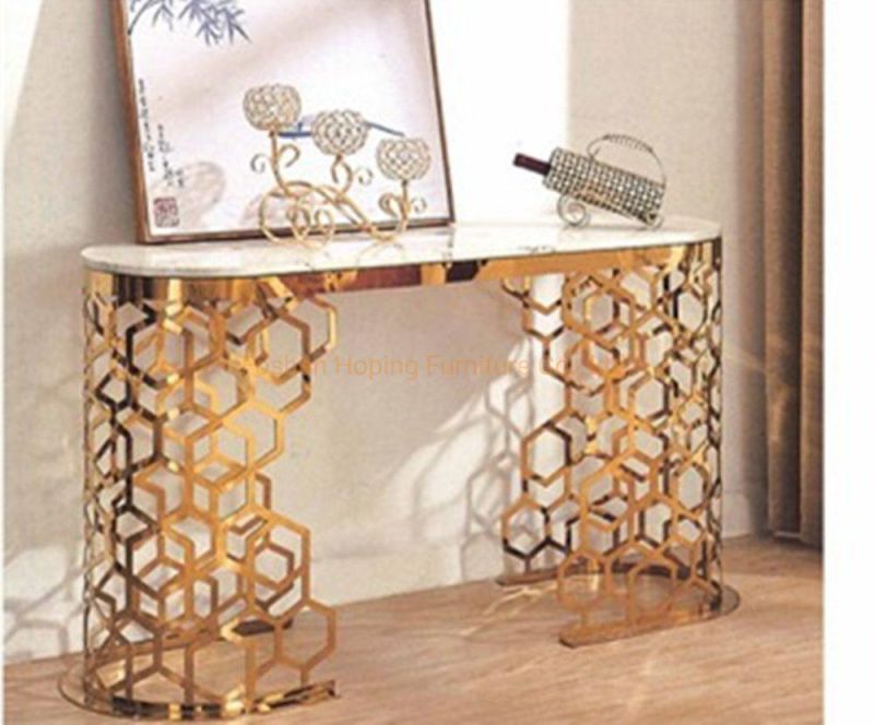 Hotel Modern White Side Table Hot Home Door Desk Furniture Console Table for Decoration
