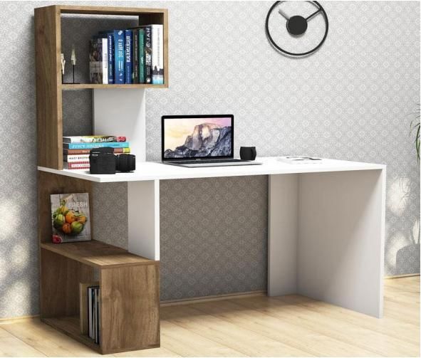 Melamine Board Office Computer Shop Counter Study Table Design