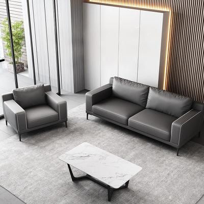 Modern Furniture Office Chair Single Sofa for Reception Leisure Visitor Lounge Powder Coating Sofa Leg