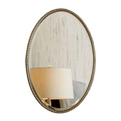 European Style Oval Simple Fashion Wall Mirror for Bathroom
