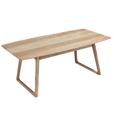 Modern Restaurant Furniture Durable Rectangle Wooden Dining Table