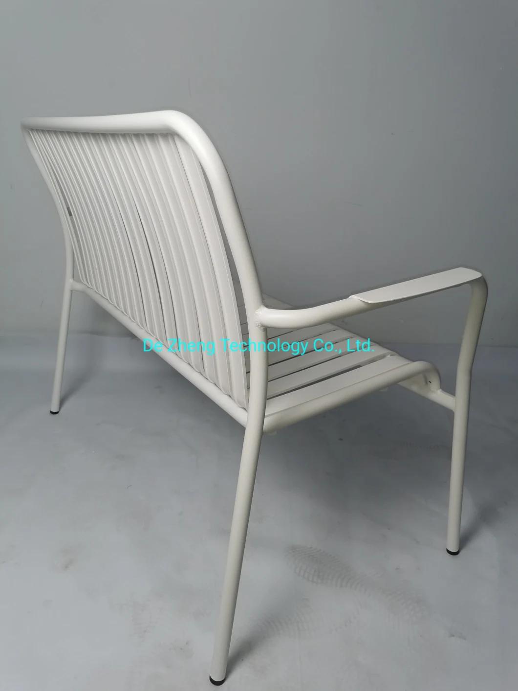 Modern Design Elegant Aluminum Foshan Outdoor Chair Beach Restaurant Garden Dining Furniture