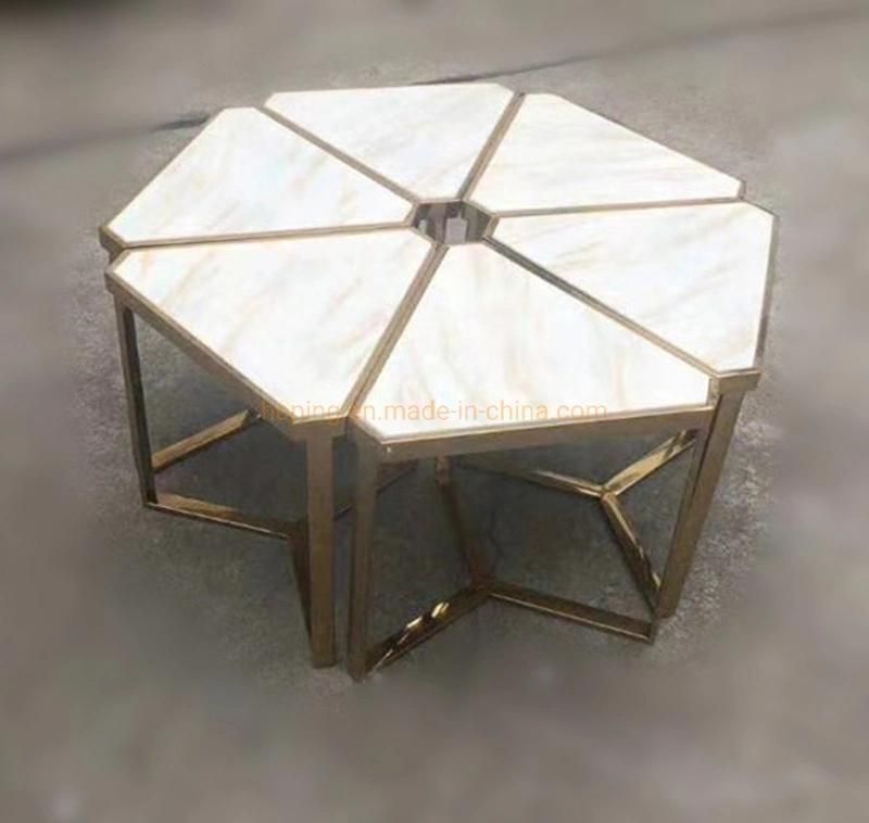 Diamond Rhombus Design Living Room Hotel Lobby Tea Table Coffee Table Center Table