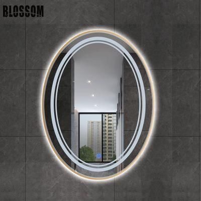 Wholesale Touch Sensor Wall Glass LED Smart Salon Mirror Furniture