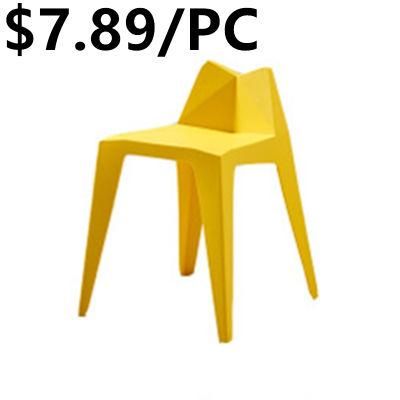 Easy Plastic Furniture Hollow-out Recreational Waiting for Emas Dining Chair