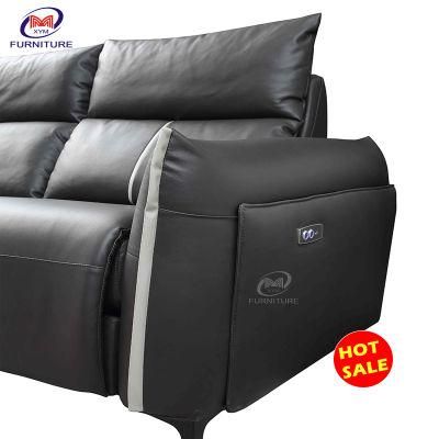 Modern Tech Cloth Fabric Living Room Used Luxury Furniture Recliner Sofa Set