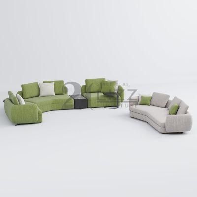Unique Matched Color Sofa Modern Furniture Set Luxury L Shape Couch Living Room Corner Sofa
