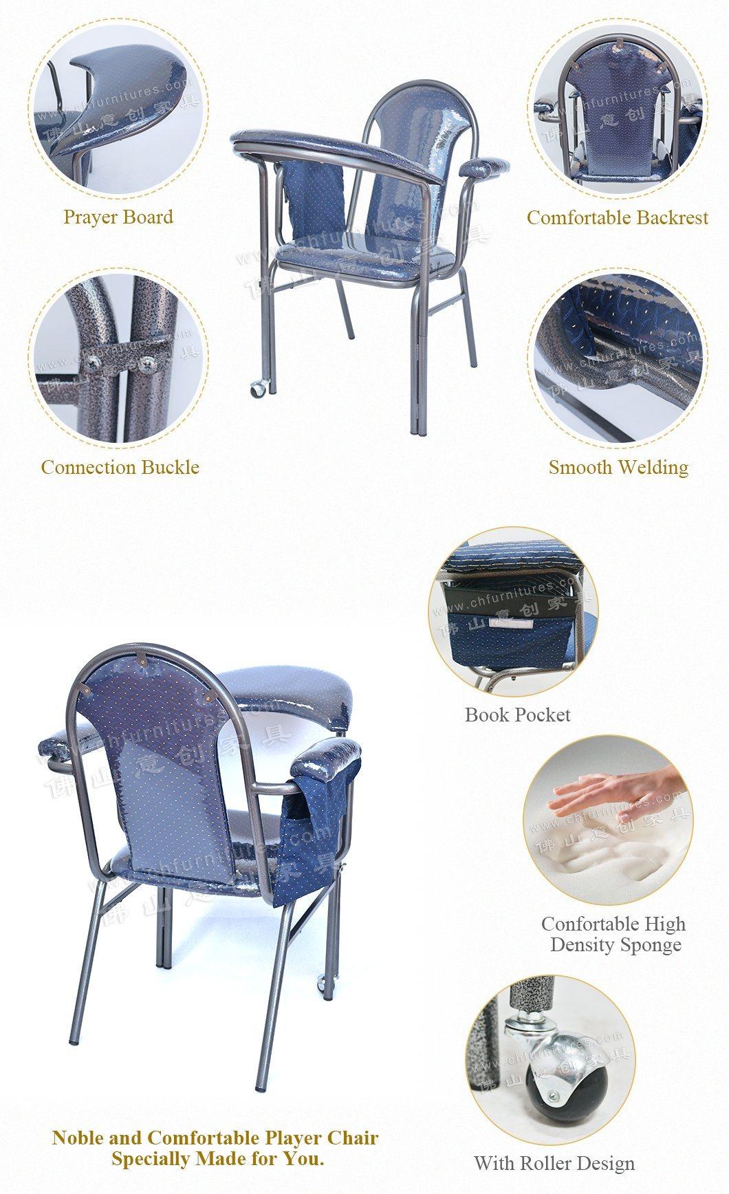 Yc-G73-03 Cheap Modern High Quality Metal Church Auditorium Prayer Chair