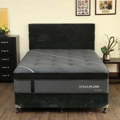 Eb21-6 Best Valued Modern Furniture Euro Top Latex Spring Mattress Memory Foam Mattress King Bed Mattress for Home and Hotel Bedroom