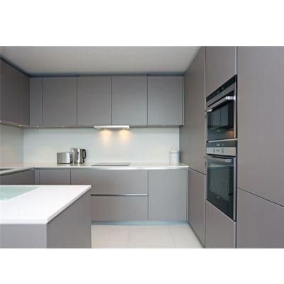 Strong Metal Handleless Kitchen Cabinet Aluminium Cabinet Kitchen