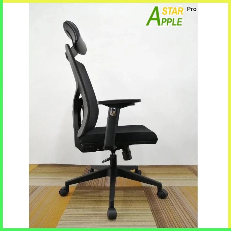 Super Comfortable Seat as-C2075 Mesh Office Chair with Leather Headrest