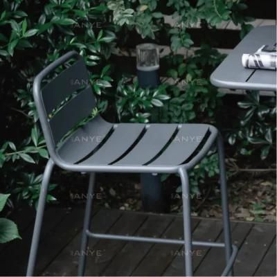 Outside Rust Resistant Backyard Chair Modern Hotel Furniture Casual Conversation Chair