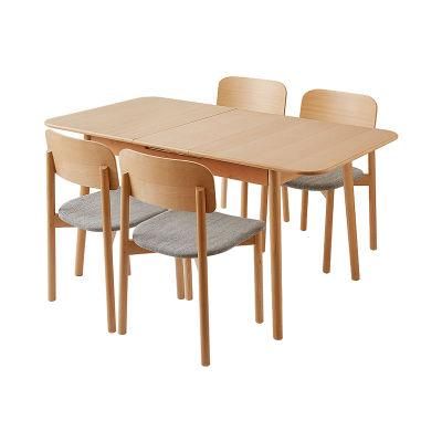 China Modern Style Solid Wood 4 Person Dining Table Furniture