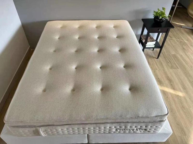 Wholesale Modern Design Home Bedroom Furniture Compressed Cheap Vacuum Packed Pocket Spring Bed Sleeping Sponge Foam Mattress Queen Size