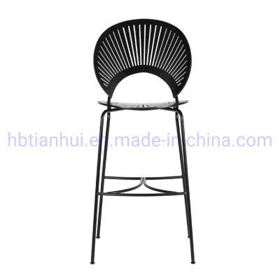 Modern Furniture Unique Design Modern Metal Frame Stool for Commercial Restaurant Use Dining Chairs