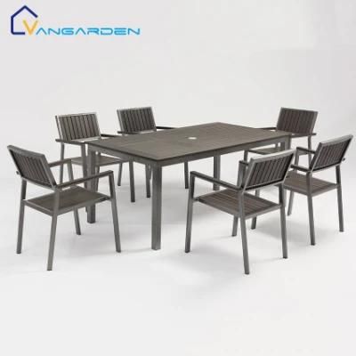 7 PCS Europe Style Aluminum Outdoor Furniture