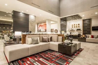 Lobby Lounge Living Room Sofa Set Furniture for 5 Strar Hotel with Luxury Modern Design
