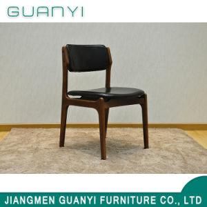 2019 Modern Simply Wooden PU Restaurant Furniture Dining Chair