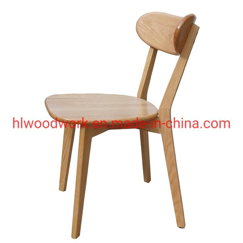 Cross Chair Oak Wood Dining Chair Wooden Chair Office Chair Round Seat Home Furniture