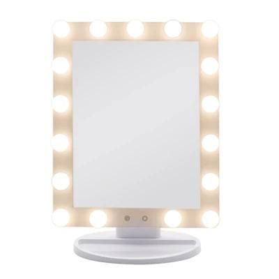 Newest Hollywood Desktop Touchscreen Makeup Mirror with LED Lights