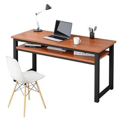 Modern Minimalist Home Single Steel Wood Standing Desk 0447