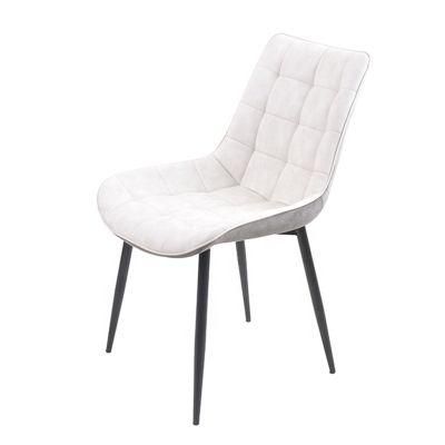 Wholesale Modern Kitchen Restaurant White Velvet Fabric Dining Chair