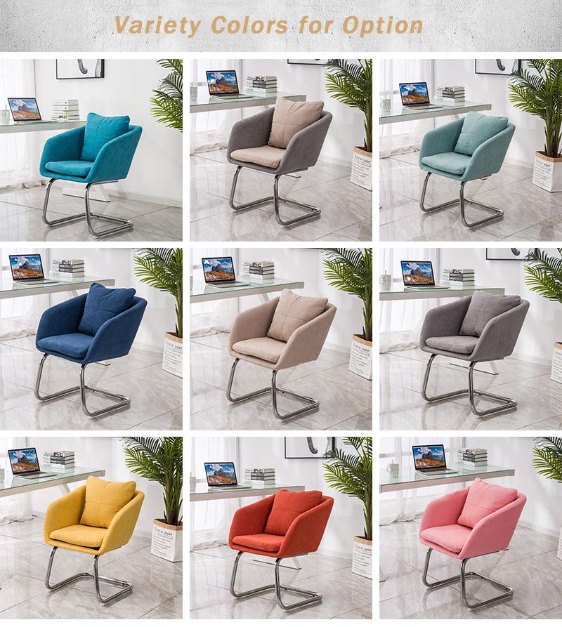 Dining Wedding Chairs with High Quality Leisure Living Room Accent Chair Metal for Simple Style Modern Design Legs Back Black