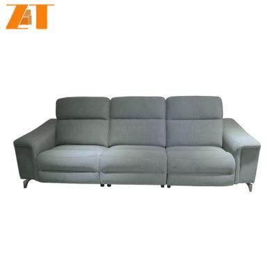 Luxury Couch Modular Sectional Living Room Fabric Upholstered Settee Sofa Set Furniture with Metal Frame