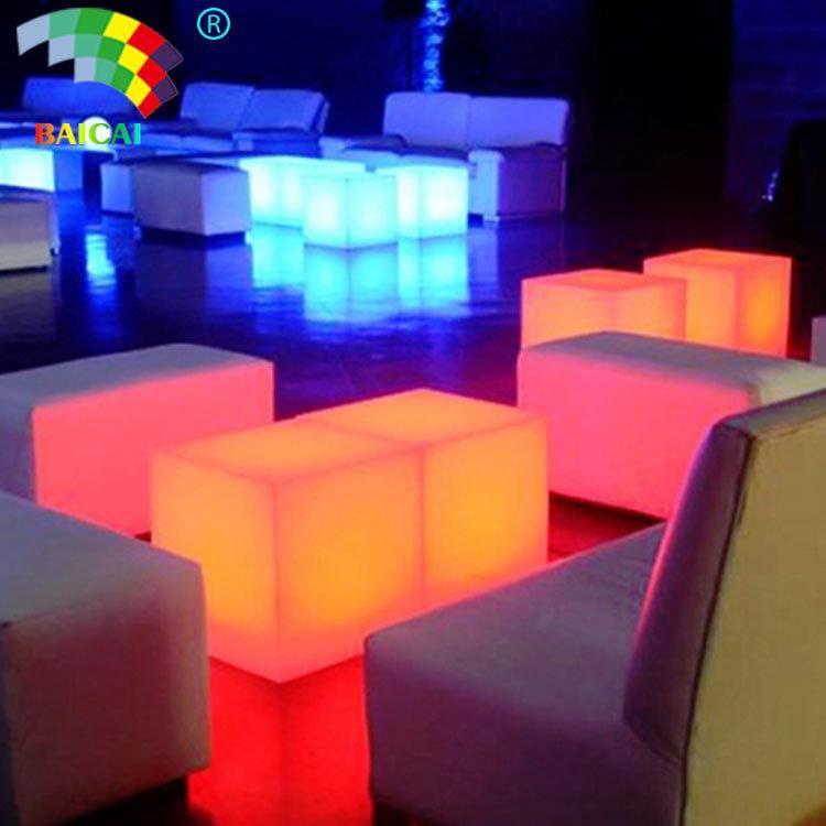 LED Cube Lighting Chair / Illuminated Furniture