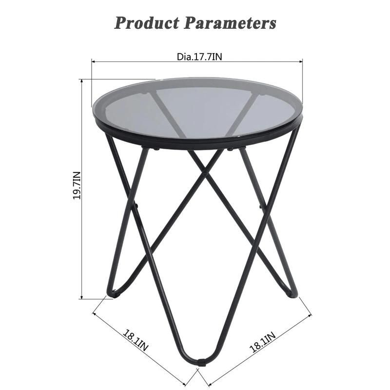 Modern Outdoor Home Living Room Furniture Table Marble Glass Dining Table Cafe Table Side Table