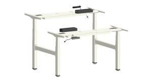 Modern H-Type Back to Back Electronic Twin Height Adjustable Desk Office Furniture Office Desk (BGLD-17)