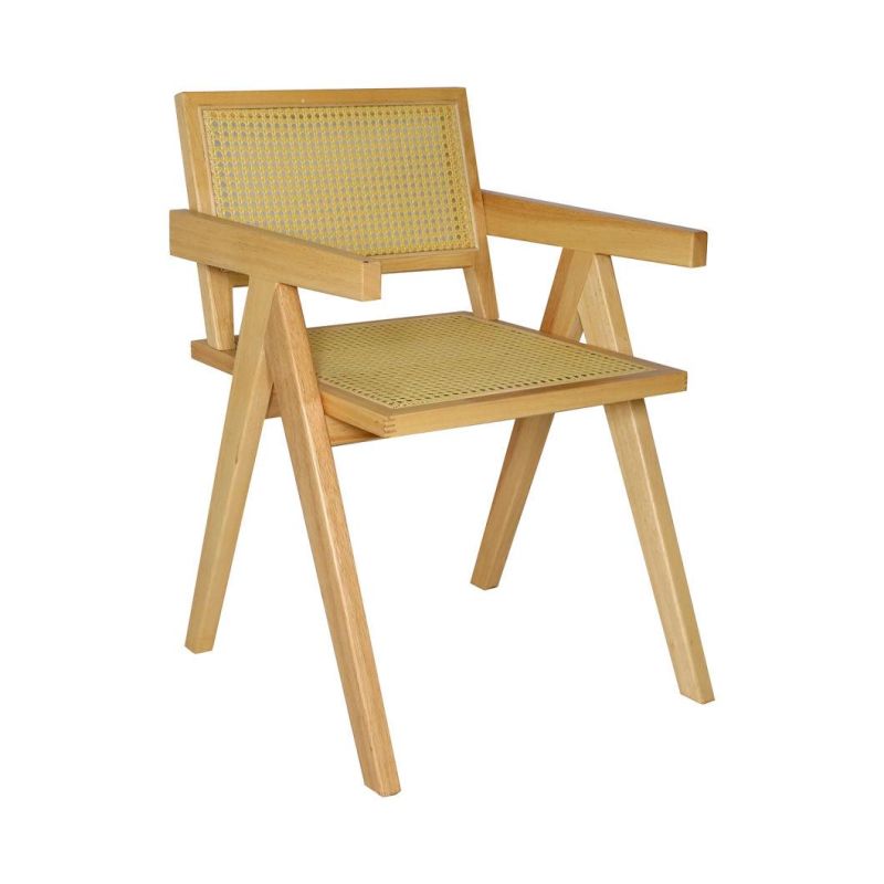 High Quality Solid Wood Rattan Back Louis Chair for Wedding Event