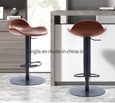 Modern Adjustable Office Furniture Iron Base Bar Chairs