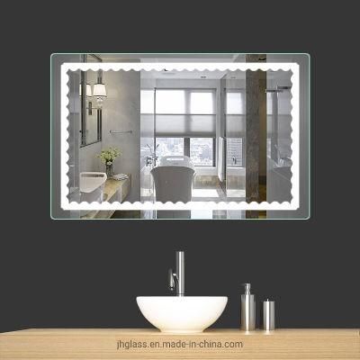 Modern Style 5mm Copper Free LED Illuminated Mirror with Luxury bluetooth Wall Mounted Bathroom Mirror