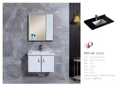 New Korean Space All-Aluminum Wall Mounted Bathroom Cabinet Modern Bathroom Cabinet