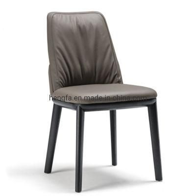 Modern Furniture Factory Fabric Metal Foundation Leather Restaurant Dining Chairs