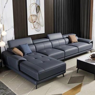 U Shape Leather Corner Sofa Home Furniture for Living Room Set