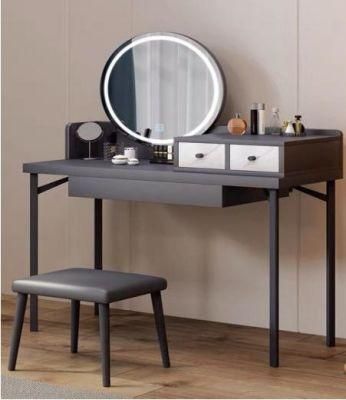Good Quality Modern Solid Color Comfortable Dresser Tables Bedroom Furniture Dressing Set