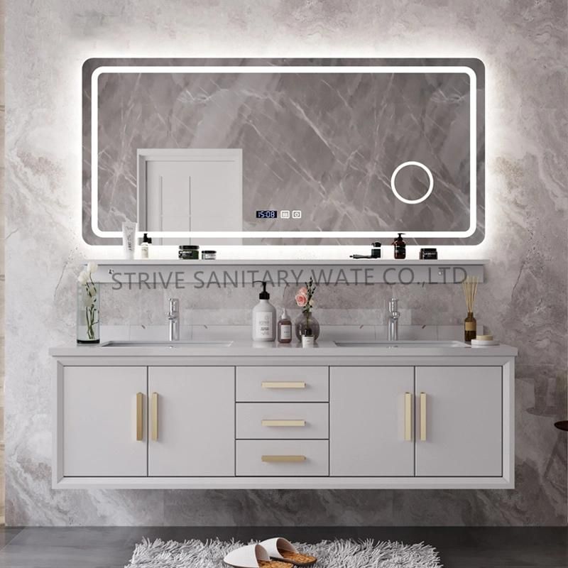 Modern Luxury Rock Plate Wholesale Bathroom Furniture Vanity