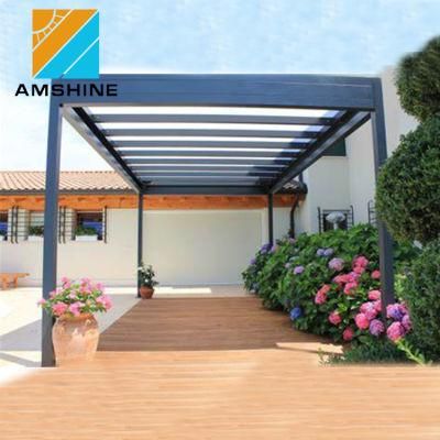 Modern Design Automatic Patio Louver Roof Outdoor Waterproof Garden Aluminium Pergola Bioclimatic Gazebo