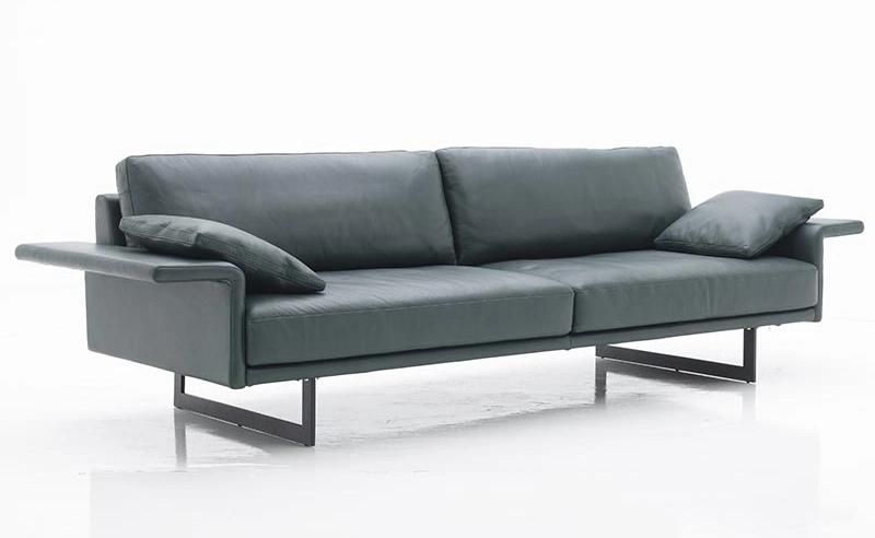 Minimalist Simple Synthetic Leather 1 Seat 2 Seat Office Sofa