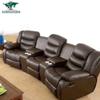 Europe Popular Living Room Sofa Genuine Leather Modern Furniture
