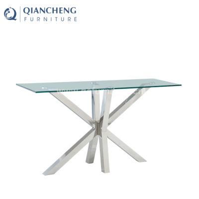 Modern Living Room Furniture Glass Console Table