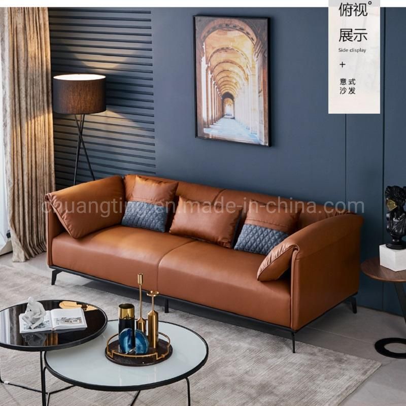 Modern Leather Sofa Genuine Leather Living Room Couch Living Room Sofa